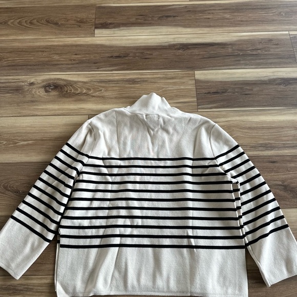 H&M womens high collar striped sweater size medium - Picture 5 of 5